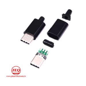 سرکابلی نری typeC USB مشکی