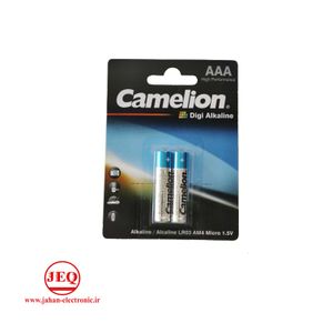 باتری نیم قلمی 2 عددی کارتی Camelion Digi Alkaline