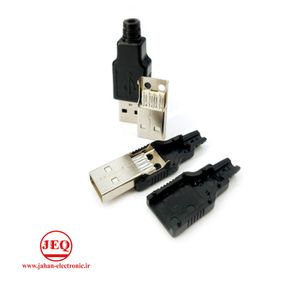 سرکابلی نری USB قاب دار تایپ A