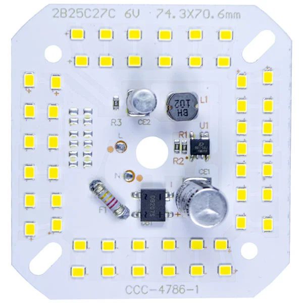 LED DOB سفید مهتابی 220VAC 50W