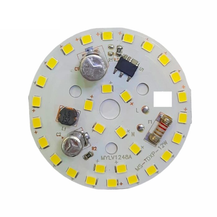 LED DOB سفید مهتابی 220VAC 12W قطر 51mm آنتی شوک دار MS