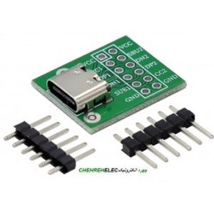 فیبر تبدیل TYPE C USB TO DIP