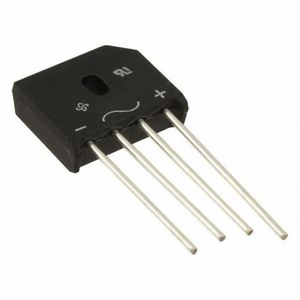 پل دیود KBP210G تخت شانه ای 1000 ولت 2 آمپر (اورجینال)
