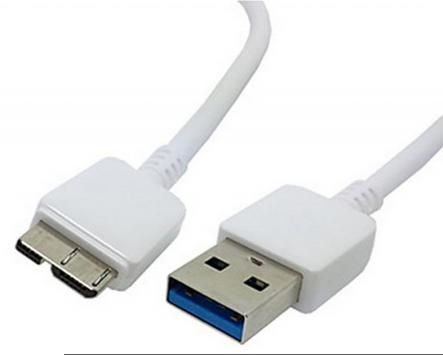 کابل رابط USB هارد اکسترنال 1 متری سفید
