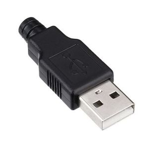 USB-A نری لحیمی (Plug) به همراه کاور