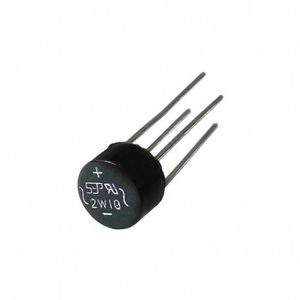 پل دیود گرد 2 آمپر 2W10 (اورجینال)
