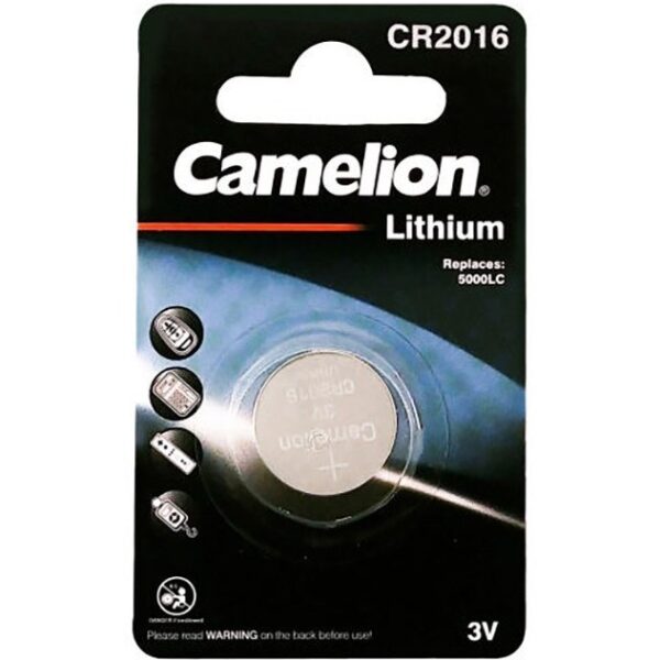 باتری سکه ای 3 ولت CR2016 مارک camelion