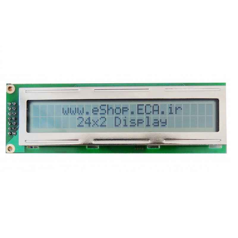 LCD کاراکتری صنعتی 2×24 مارک PVC تایوان