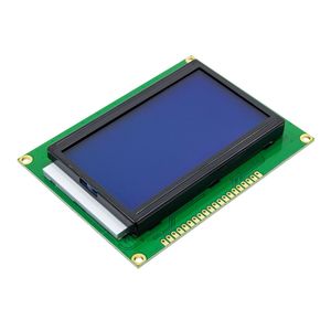 نمایشگر GLCD 64×128 گرافیکی بک لایت آبی با درایور ST7920