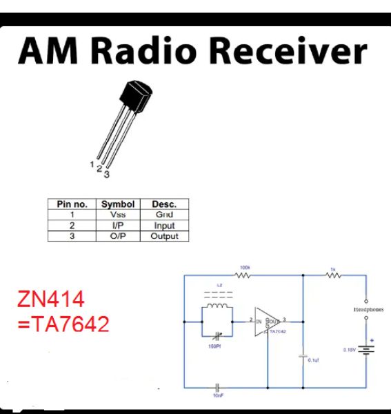 ایسی رادیو TA7642 =ZN414