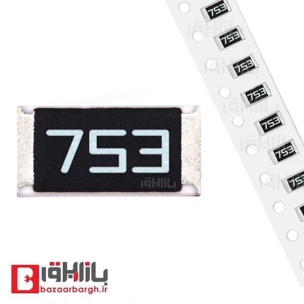 مقاومت 75 کیلو اهم SMD 1206