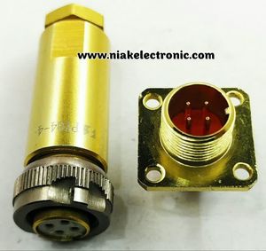 کانکتور نظامی روسی طلایی 12*12 4PIN