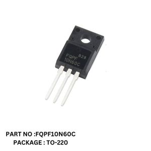 ماسفت FQPF10N60C پکیج TO-220F اورجینال