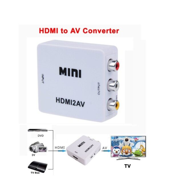 مبدل HDMI به AV سه فیش MINI مدل SHARP