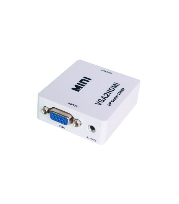 مبدل VGA به HDMI با ورودی AUX مدل MINI