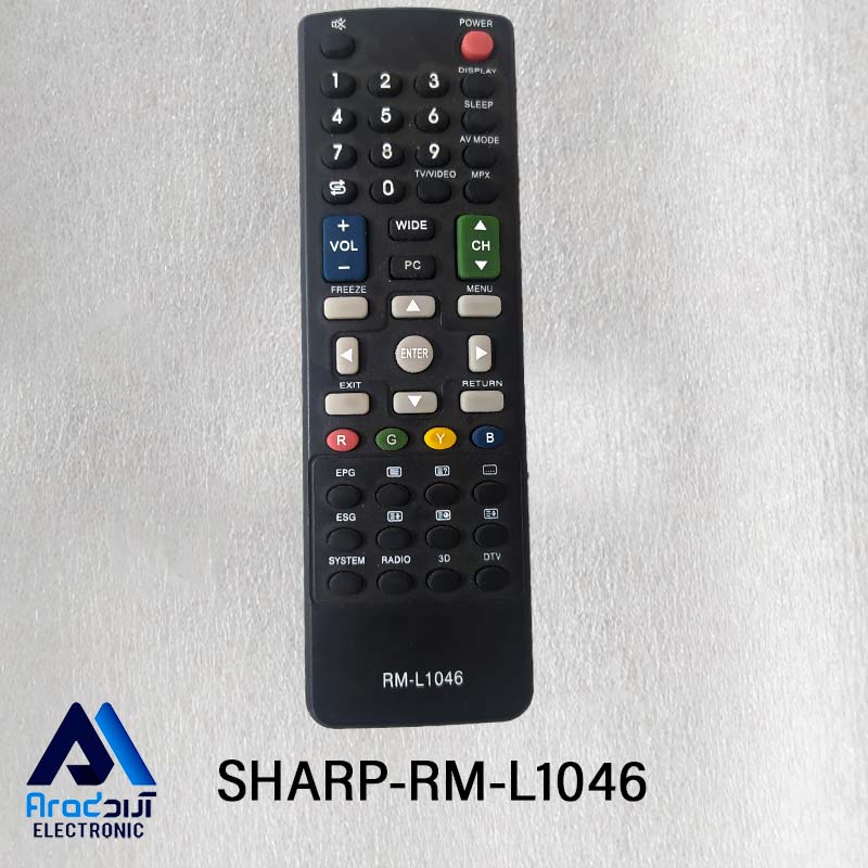 کنترل تلویزیون شارپ  RM-L1046