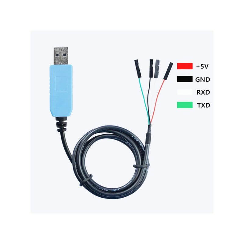 Cable USB TO Serial RS232 & PL2303TA BLUE