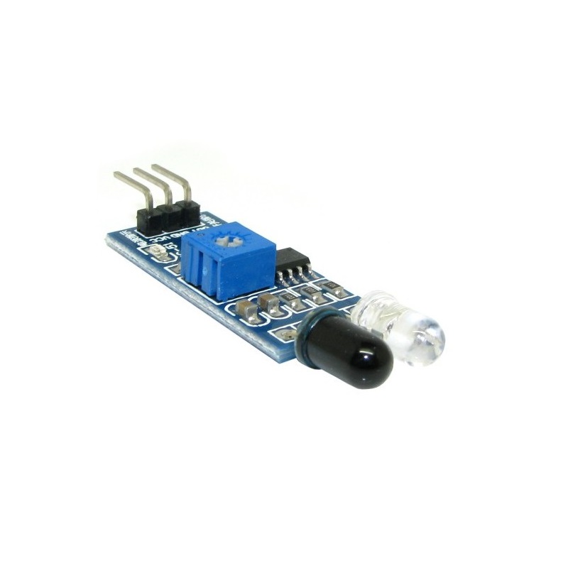 Module IR receiver & -transmitter with LED 5mm