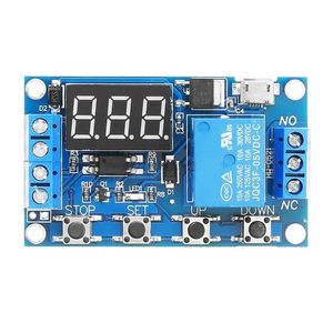 ماژول تایمر دیجیتال با رله و نمایشگر مدل XY-J02
