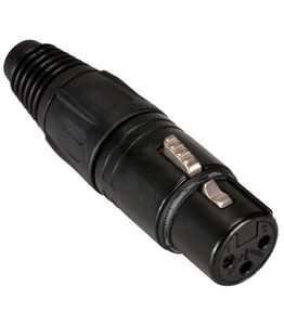 فیش کنون ماده مشکی فلزی XLR – طرح نوتریک