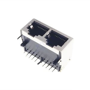 سوکت RJ45 دوتایی مدل 59-031083 – بدنه PA66/PBT