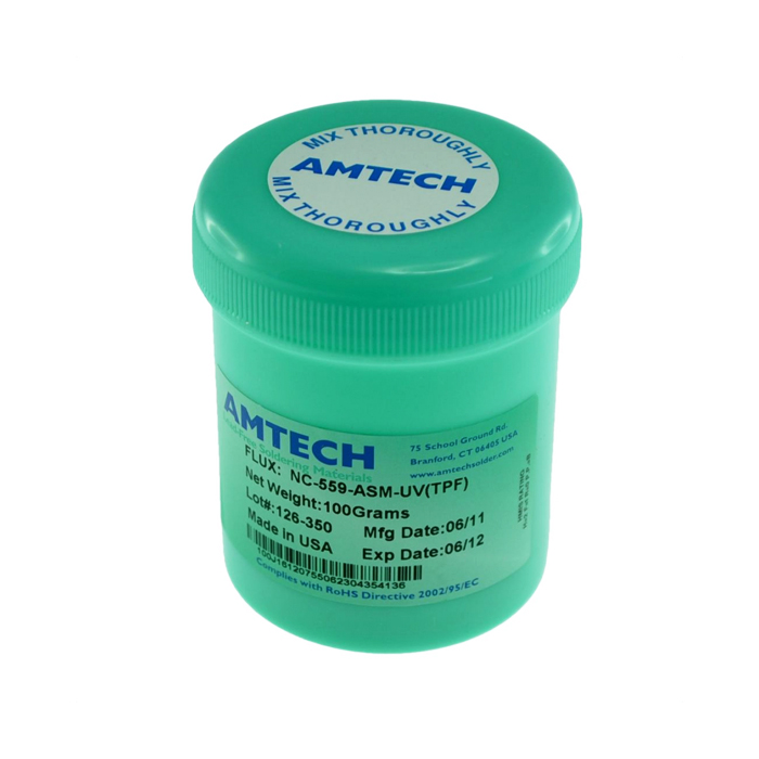 خمیر و روغن فلکس AMTECH NC-559-ASM-UV 100gr (اورجینال)