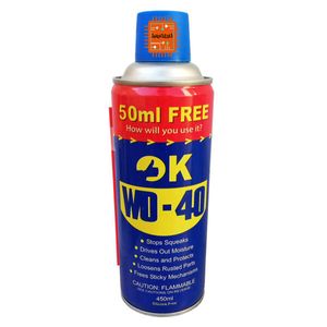 اسپری روان کننده (WD-40 ) مارک ok حجم 450 میلی لیتر