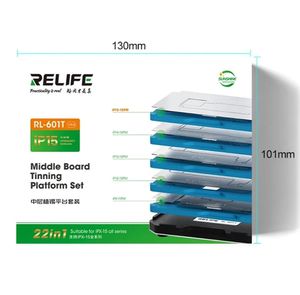 شابلون مگنتی طبقات آیفون ریلایف مدل RELIFE RL-601T 22in1 (آیفون X تا 15Pro max)