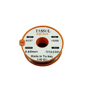 سیم لحیم تسول ترکیه 0.4 میلیمتر 100 گرم TASSOL