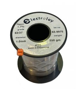 سیم لحیم 1 میلیمترELECTROLOY وزن 250 گرم