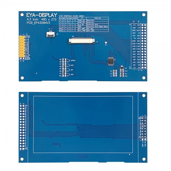 SPI adaptor PCB For 4.3