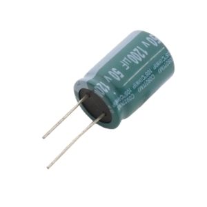 خازن الکترولیتی 1200uF / 50V تایوانی مارک TAICON با طول عمر بالا