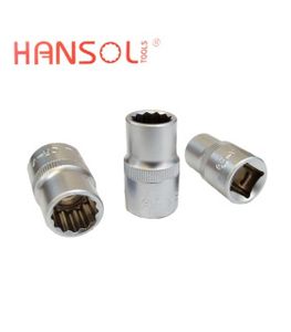 بکس کوتاه سایز 11 درایو 1/2 اینچ 12 پر /  هزارخار هانسول HANSOL مدل HS7402