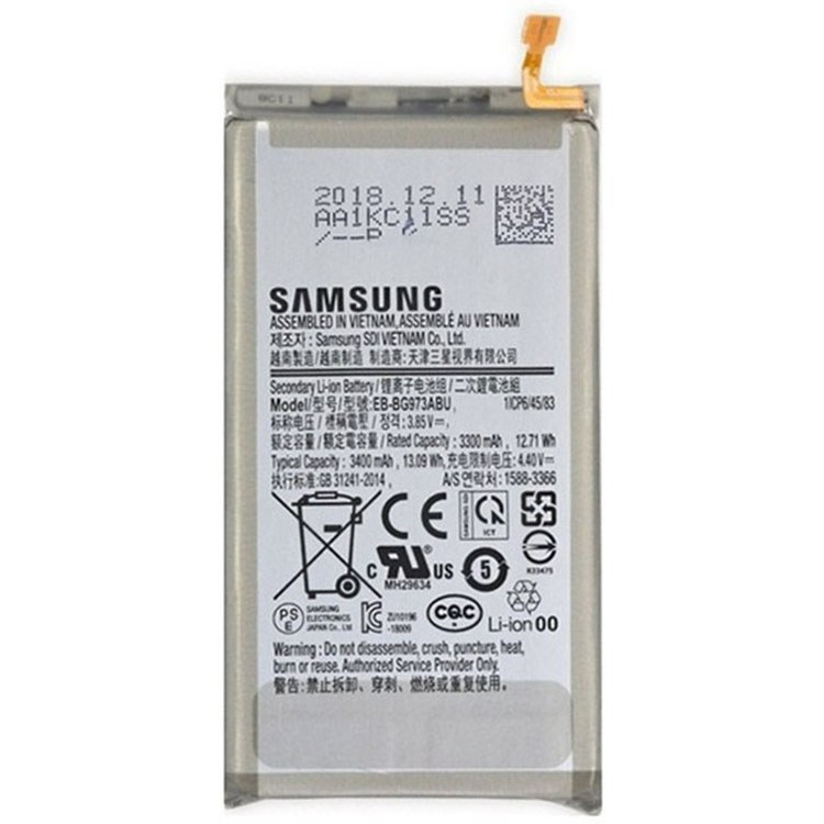 باتری اصلی سامسونگ Samsung S10 Plus EB-BG973ABU ا Samsung Galaxy S10 Plus EB-BG973ABU Battery