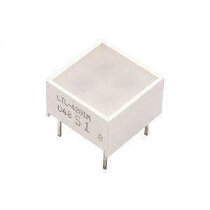 نشانگر - LED مربعی دورنگ قرمز-نارنجی 10x10mm