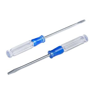 پیچ گوشتی دوسو کوچک شیشه ای آبی روشن 12cm