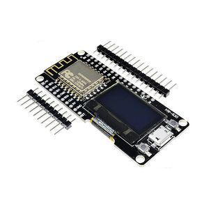 برد توسعه NodeMCU با ماژول ESP-12E و مبدل CP2102 و OLED