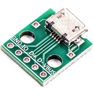 ماژول تبدیل Micro USB به DIP برد سبز