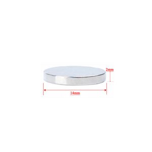 آهنربا گرد نئودیمیوم ND 14*2 گرید 35