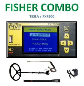 فلزیاب/گنج یاب/اسکنر و ابیاب تصویری کابلی /فیلترینگ .  all in one . مدل tesla برند fishercombo