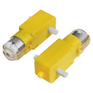 گیربکس زرد دو شفت با موتور 1B120 80RPM