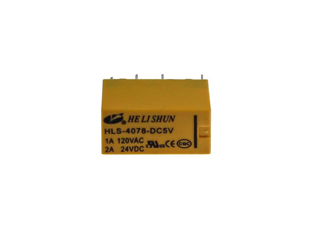 رله مخابراتی 5 ولت 1 آمپر 8 پایه HLS-4078-DC5V