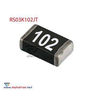 مقاومت 1 کیلواهم 102 - RS-03K102JT