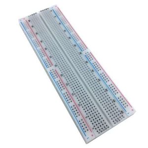 برد بورد خط دار 165x 55x10 میلیمتری - MB 102 BreadBoard