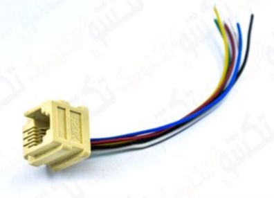 سوکت تلفن RJ  مادگی باسیم 4pin