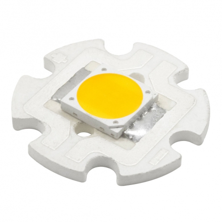 LED COB سفید آفتابی 5W-6V مارک PROLIGHT OPTO با هیت سینک سرامیکی مدل PG1C-5LWS