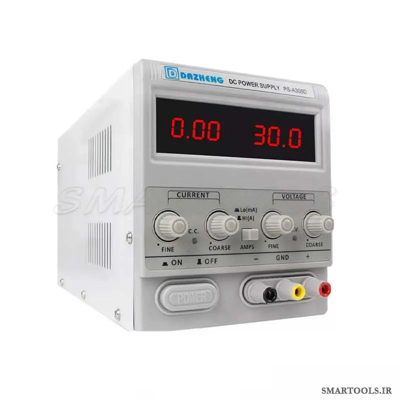 مشخصات، قیمت و خرید منبع تغذیه ترانسی داژنگ مدل DAZHENG PS-A305D - اسمارت تولز