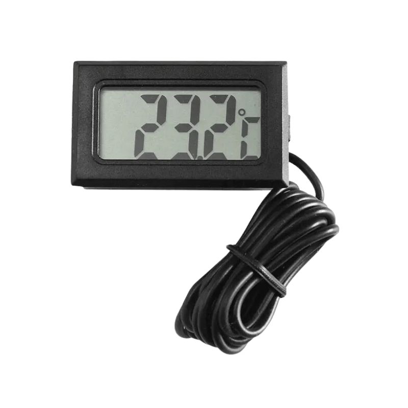 ماژول دماسنج روپنلی مشکی دارای سنسور بیرونی