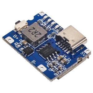ماژول شارژ/دشارژ باتری لیتیومی با خروجی 5V 2A مناسب ساخت پاور بانک و پورت Type-C , USB
