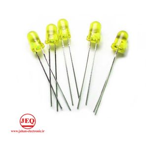 LED 5mm زرد مات